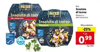 Lidl Nixe Insalata di tonno 160 g offerta