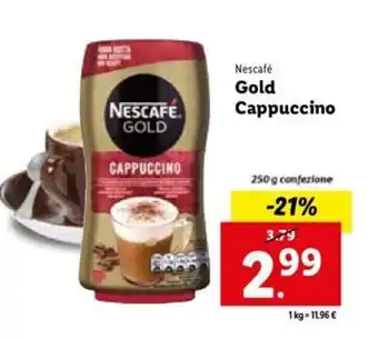 Lidl Nescafé Gold Cappuccino 250 g offerta