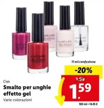 Cien Smalto per unghie effetto gel 11 ml