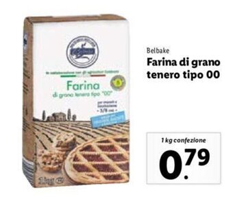 Lidl Belbake Farina di grano tenero tipo 00 1 kg offerta