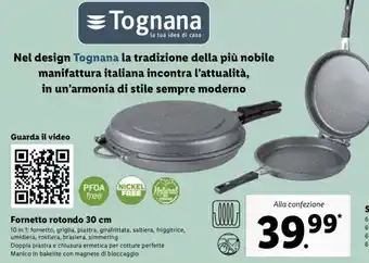 Lidl Tognana Fornetto rotonda 30 cm offerta