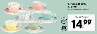 Lidl Servizio da caffè, 12 pezzi offerta