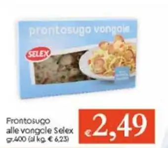 Famila Frontosugo Alle Vongole Selex gr 400 offerta