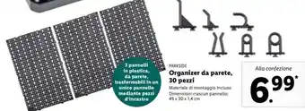 Lidl Parkside Organizer da parete, 30 pezzi offerta