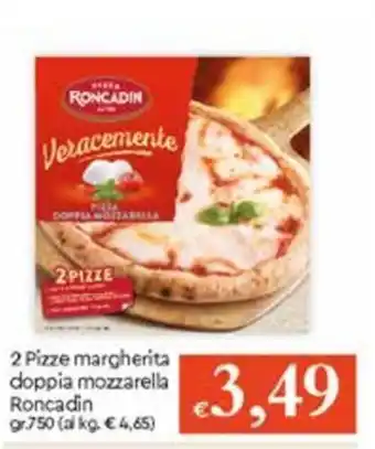 Famila 2 Pizze Margherita Doppia Mozzarella gr 750 offerta