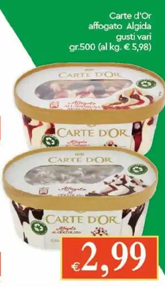 Famila Carte d'Or Affogato Algida gr 500 offerta