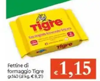 Famila Fettine Di Formaggio Tigre gr 140 offerta