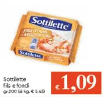Famila Sottilette Fila E Fondi gr 200 offerta