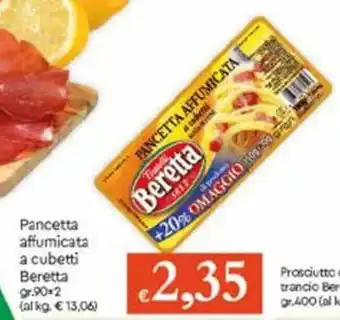 Famila Pancetta Affumicata A Cubetti gr 90x2 offerta
