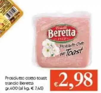 Famila Prosciutto Cotto Toast Trancio gr 400 offerta