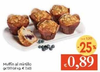 Famila Muffin Al Mirtillo offerta