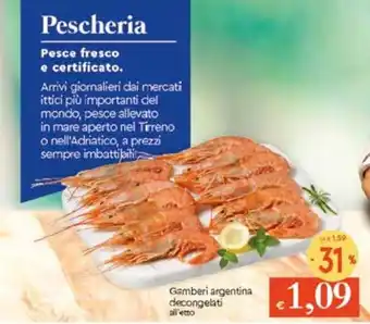 Famila Gamberi Argentina Decongelati offerta