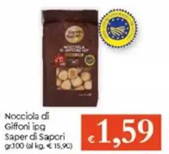 Famila Nocciola Di Giffoni IPG Saper Di Sapori gr 100 offerta