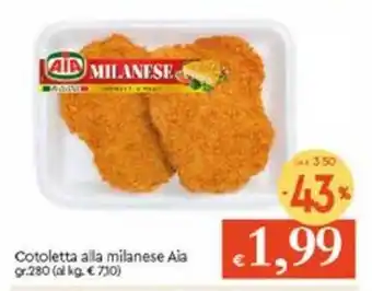 Famila Cotoletta Alla Milanese Aia gr 280 offerta