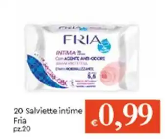 Famila 20 Salviette Intime Fria offerta