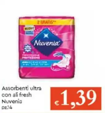 Famila Assorbenti ultra Nuvenia 14 pz offerta