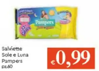 Famila Salviette Sole E Luna Pampers 60pz offerta