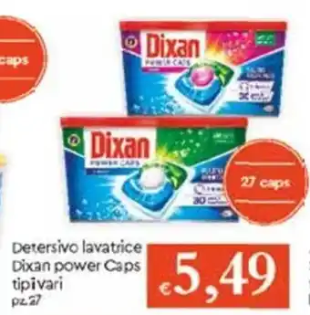 Famila Dixan Power Caps Detersivo Lavatrice offerta