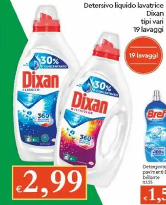 Famila Dixan Detersivo Liquido Lavatrice offerta
