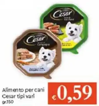 Famila Alimento Per Cane Cesar gr 150 offerta