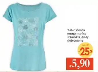 Famila T-shirt Donna Mezza offerta