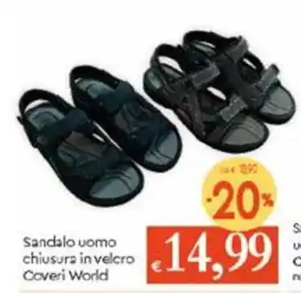 Famila Sandalo Uomo Chiusura In Velcro offerta