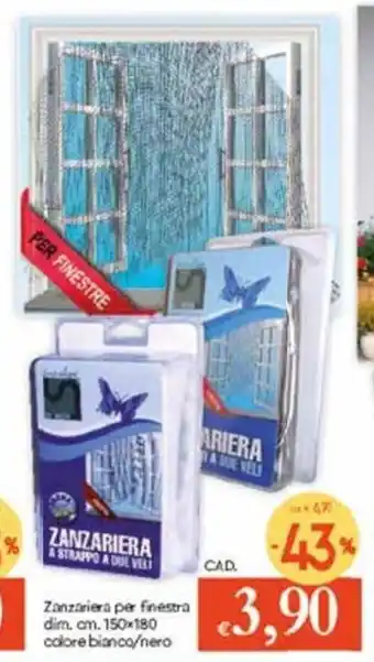 Famila Zanzariera Per Finestra 150x180 offerta