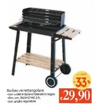 Famila Barbecue Rettangolare offerta