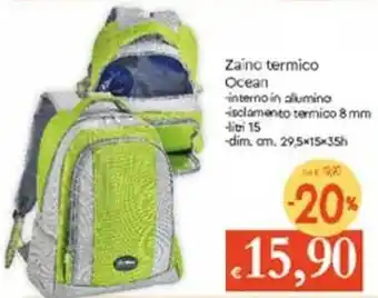 Famila Zaino Termico Ocean 29,5x15x35h cm offerta