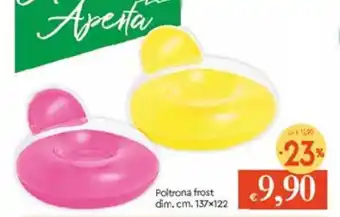 Famila Poltrona Frost 137x122cm offerta
