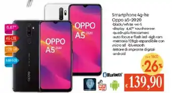Famila Smartphone 4g-Lte Oppo A5-2020 offerta