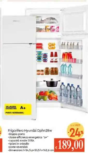 Famila Frigorifero Hyundai Dphn28w offerta