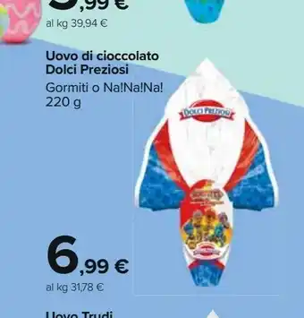 Carrefour Iper Uova di cioccolato dolci preziosi offerta