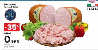 Carrefour Iper Mortadella terre d'italia offerta
