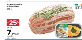 Carrefour Iper Arrostito classico di pollo fileni offerta