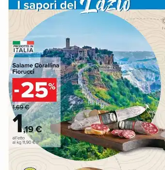 Salame corallina fiorucci