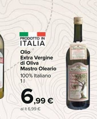 Carrefour Iper Olio extra vergine di oliva mastro oleario offerta