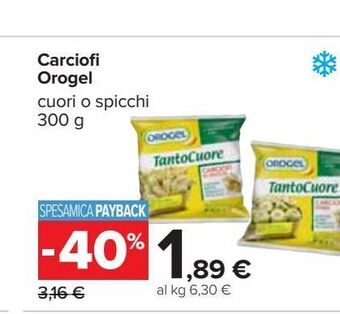 Carrefour Iper Carciofi orogel offerta