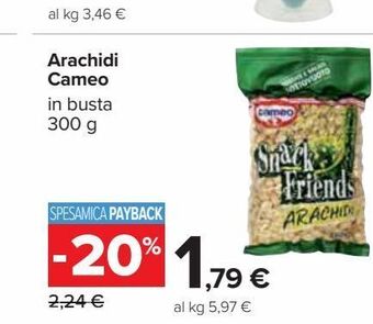 Carrefour Iper Arachidi cameo offerta