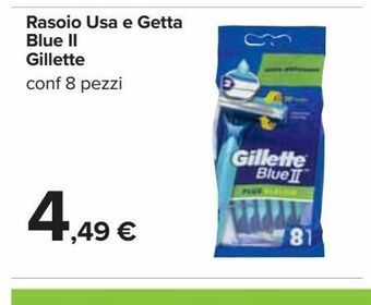 Rasoio usa e getta blue ii gillette