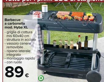 Barbecue a carbonella mod hyba xl