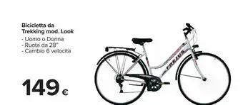 Bicicletta trekking mod look