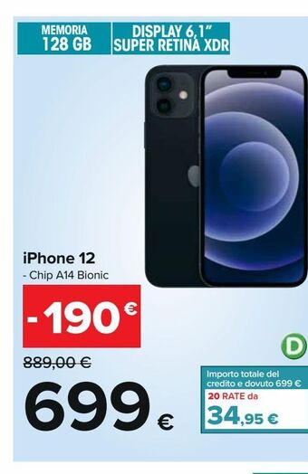 Carrefour Iper Iphone 12 offerta