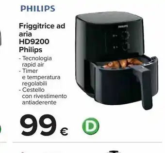 Carrefour Iper Friggitrice ad aria hd9200 philips offerta