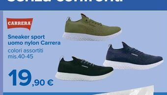 Sneaker sport uomo nylon carrera