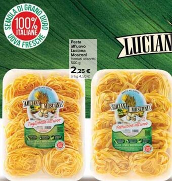 Carrefour Iper Pasta all''uovo luciana mosconi offerta