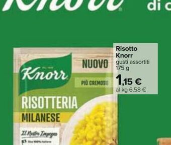 Carrefour Iper Risotto knorr offerta