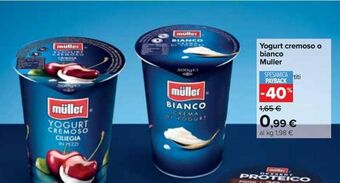 Carrefour Iper Yogurt cremoso o bianco muller offerta