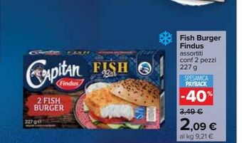 Carrefour Iper Fish burger findus offerta