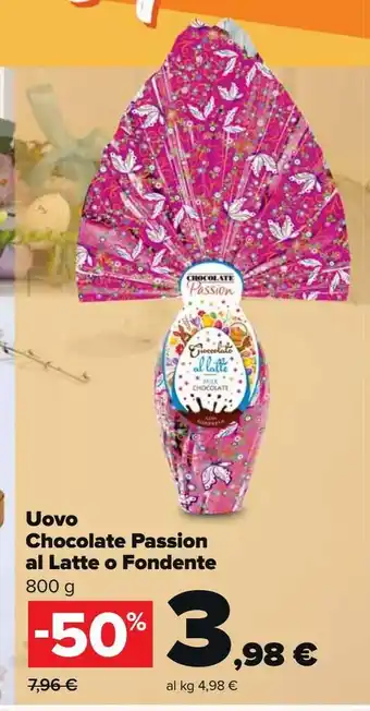 Carrefour Market Uovo chocolate passion offerta
